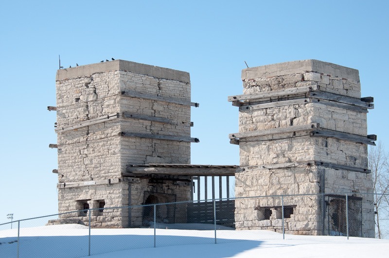 Ancient limestone kilns