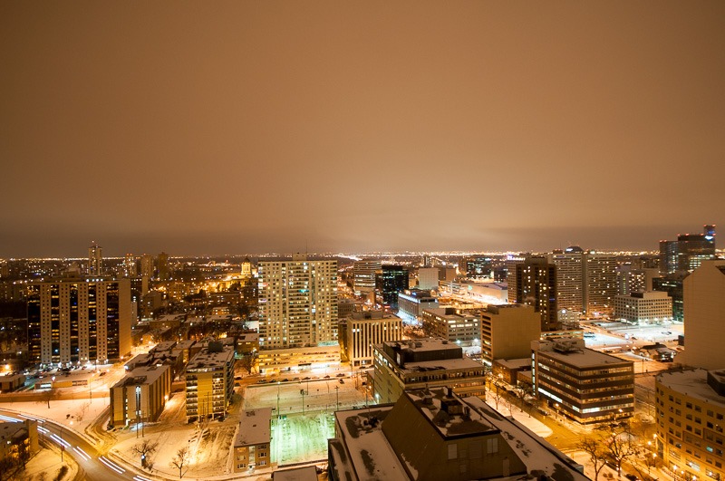View over the city: west end and Legislature