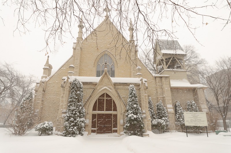 Anglican church in downtown Winnipeg