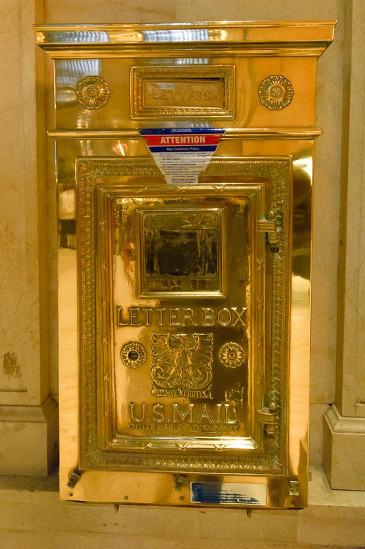 Brass letterbox