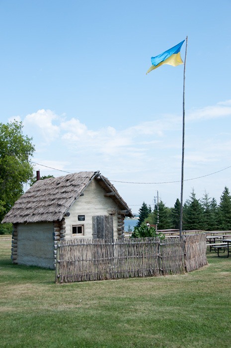 Replica of a Ukrainian house, beginning 1900s
