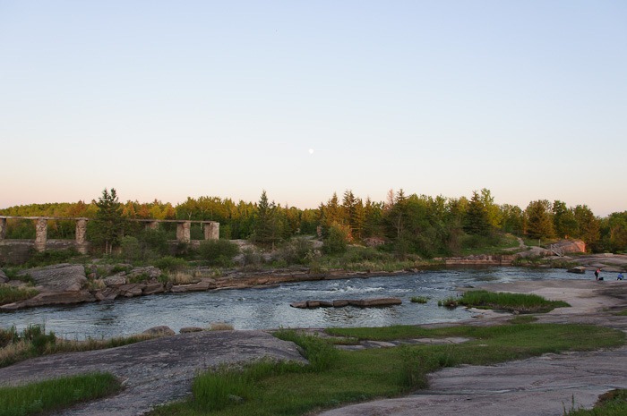 Water flowing quietly