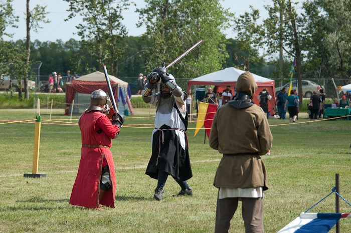 Serious sword fighting
