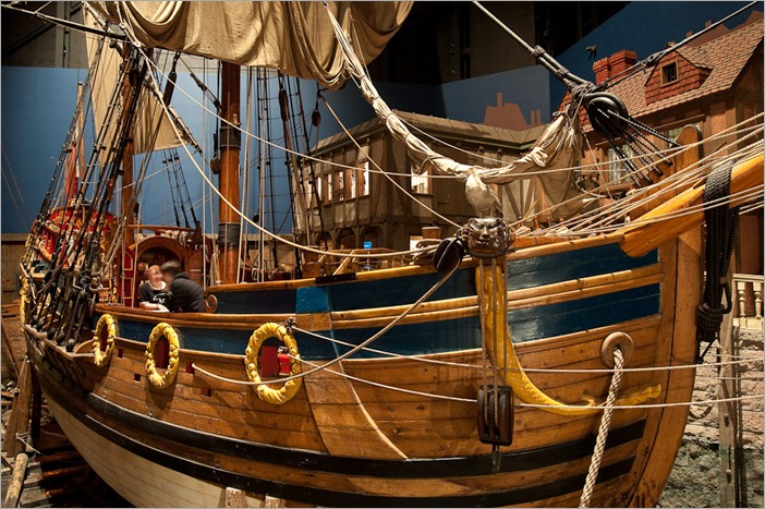 The Nonsuch harboured in the Manitoba Museum