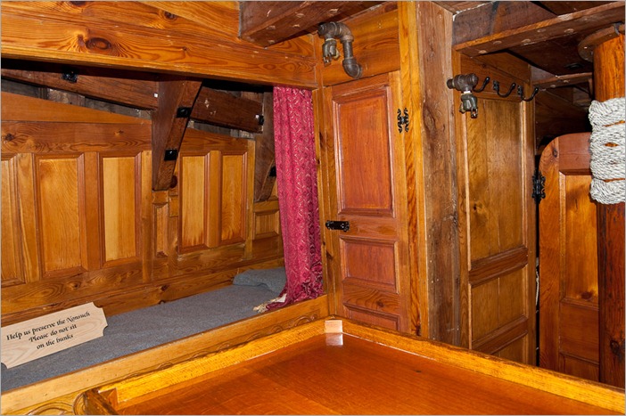 Captain’s cabin on the Nonsuch
