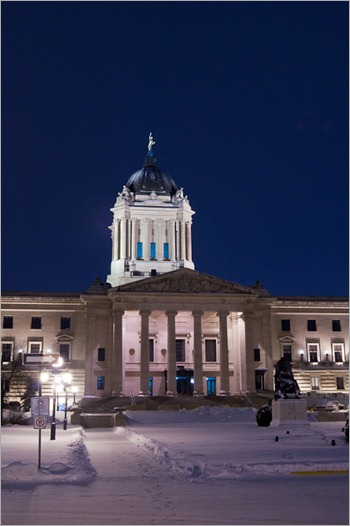Legislature by night