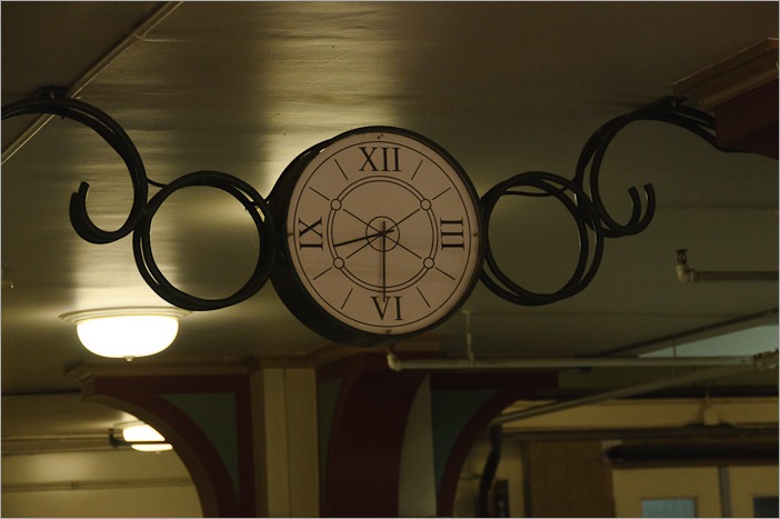 On time, as is to be expected in a station