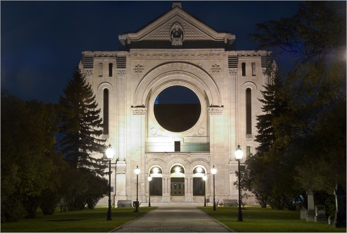 St Boniface Cathedral’s facade