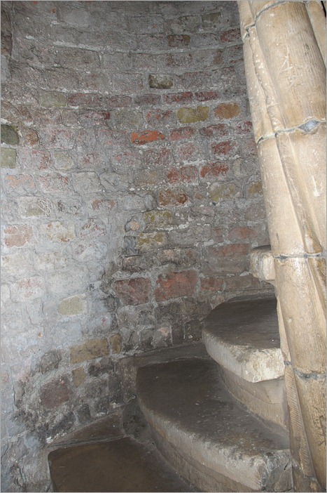 Stairs leading to the roof