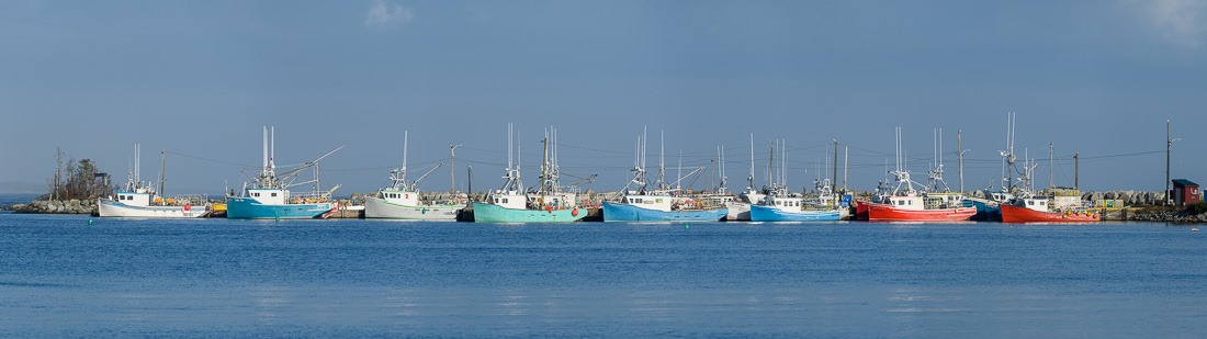 The fleet of Port Mouton