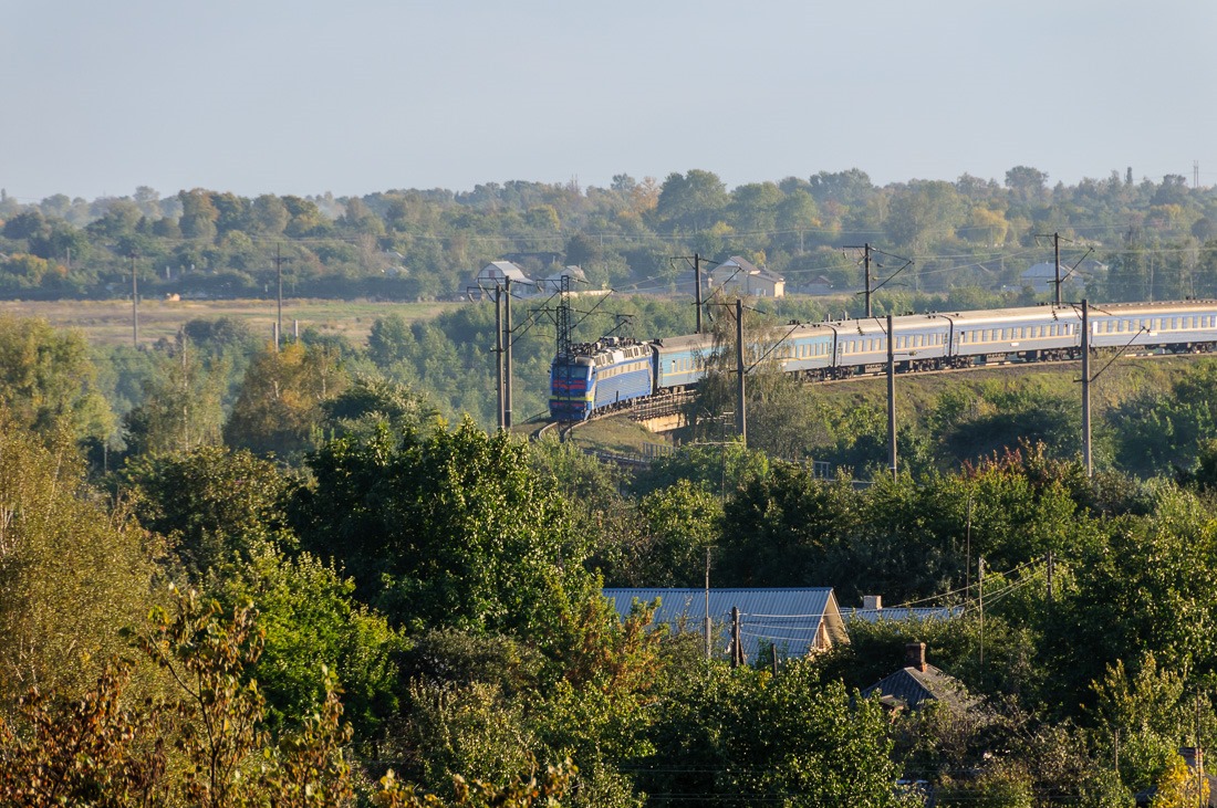 Passenger train to Moscow