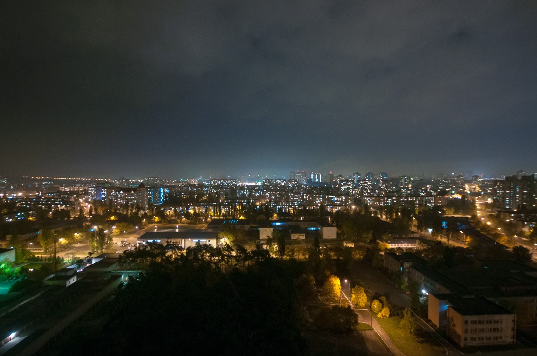 Kyiv by night