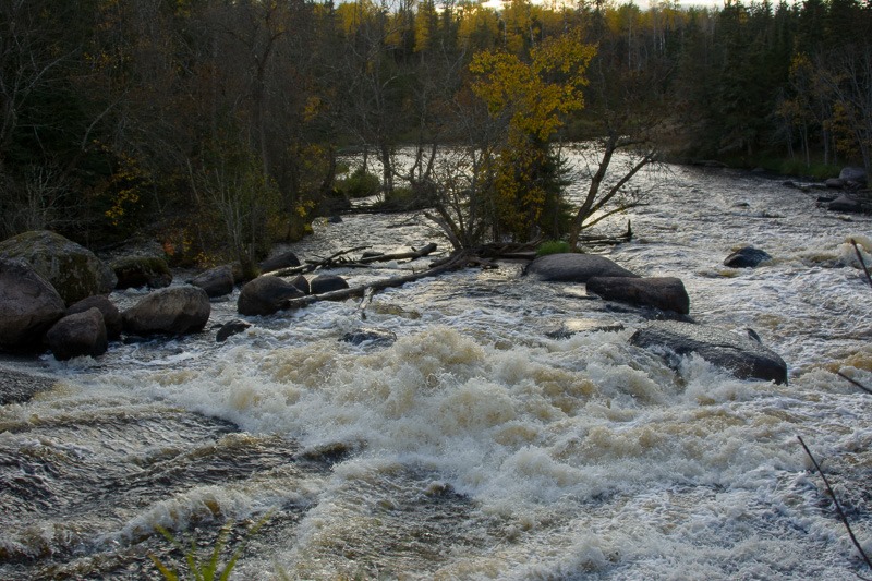 White water of the Whiteshell river