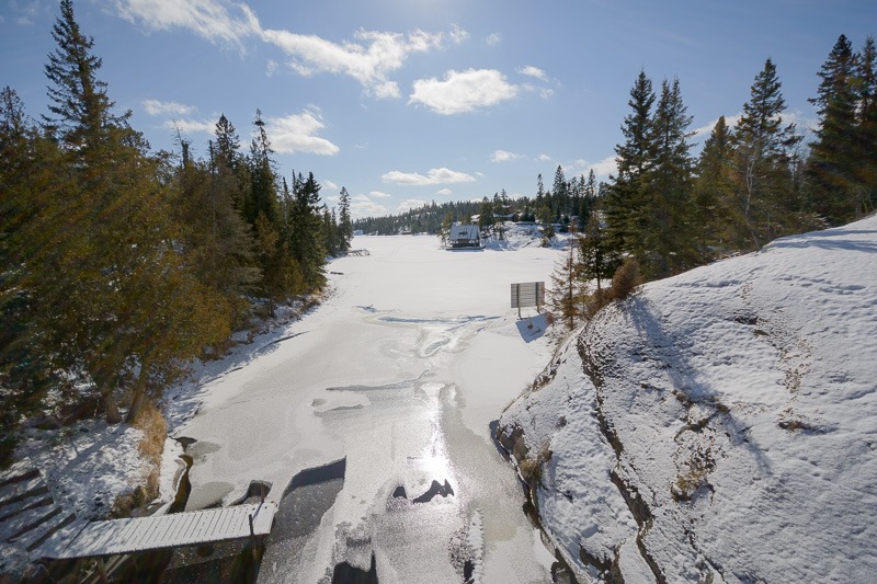 Northern part of West Hawk Lake