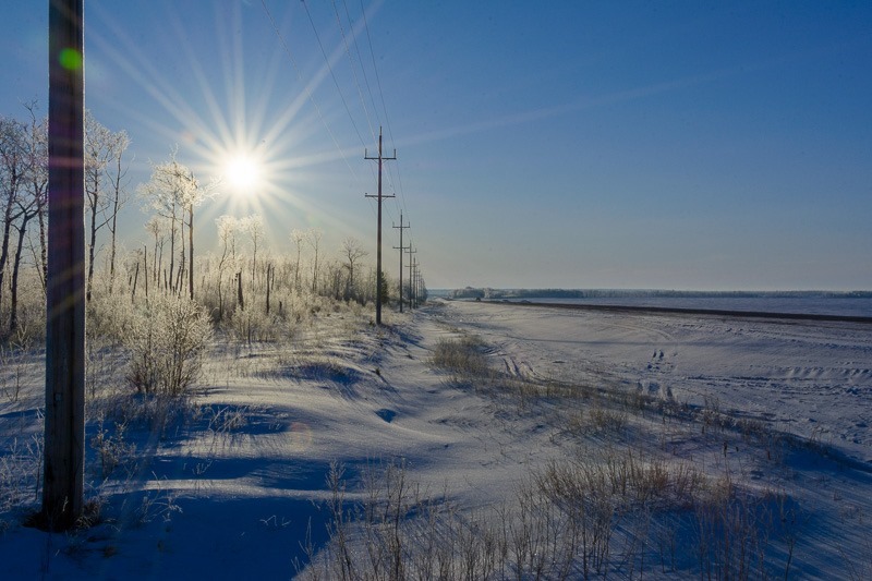 The first sun rays