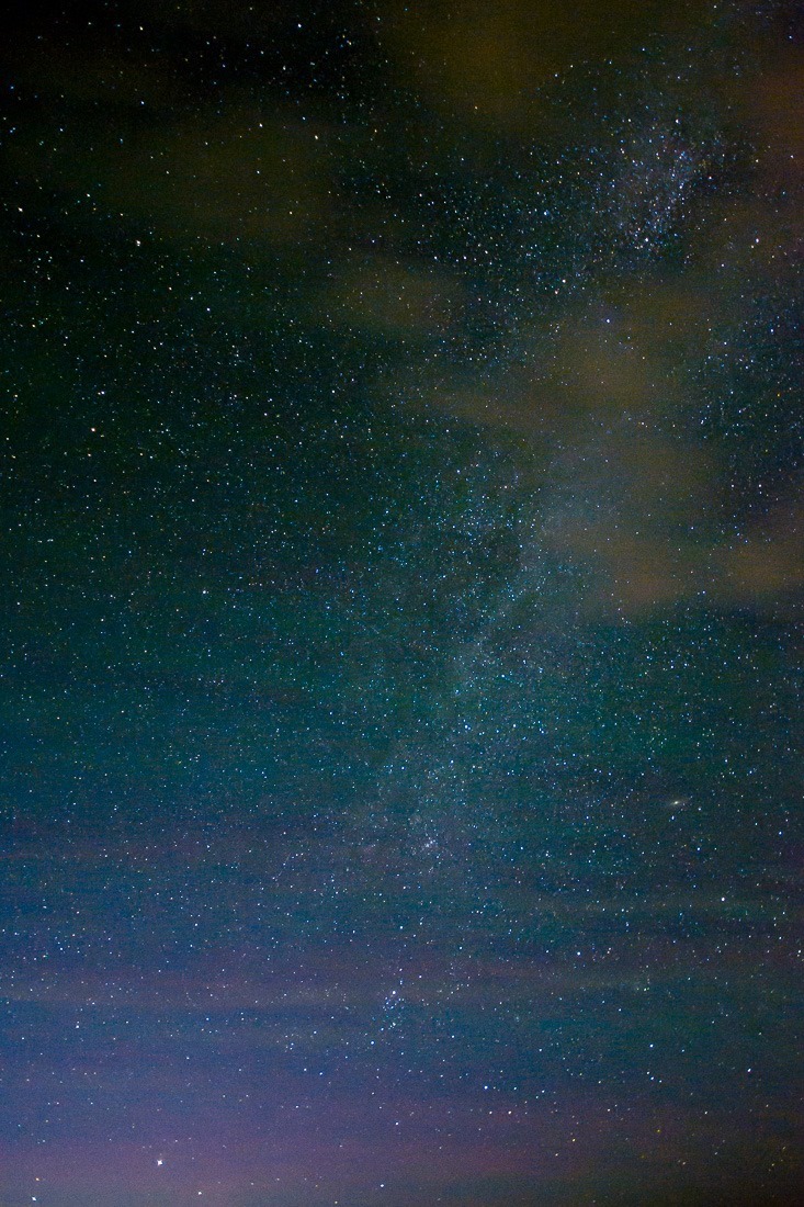 The first light of the Milky Way