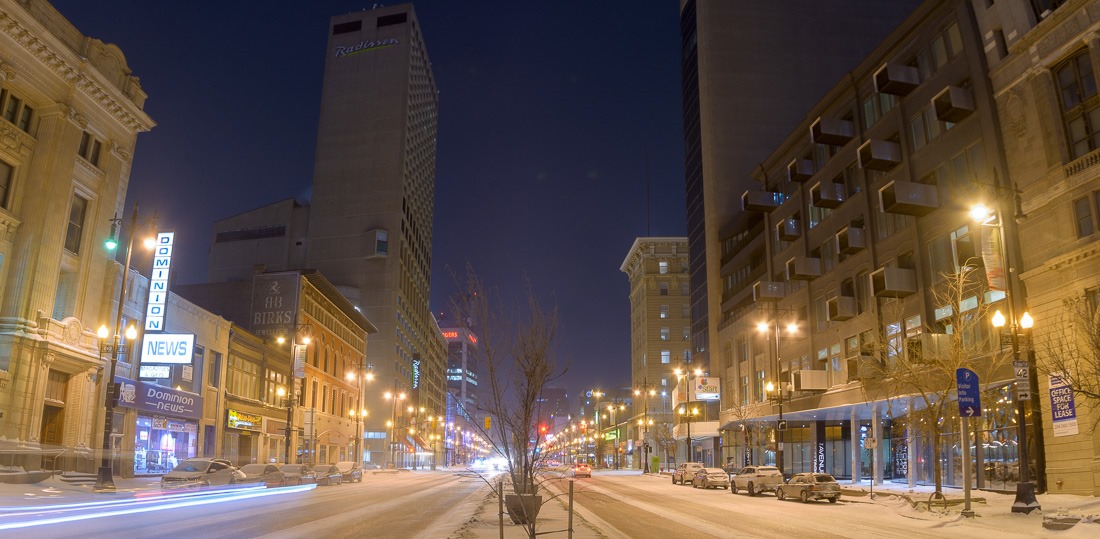 Portage avenue, Winnipeg