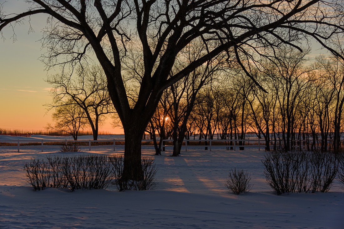 St Norbert Ruins sunset