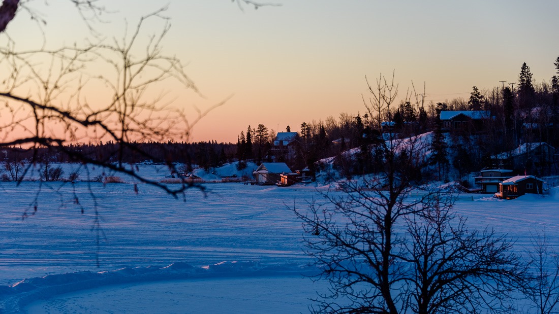 Big Whiteshell Lake, frozen and beautiful