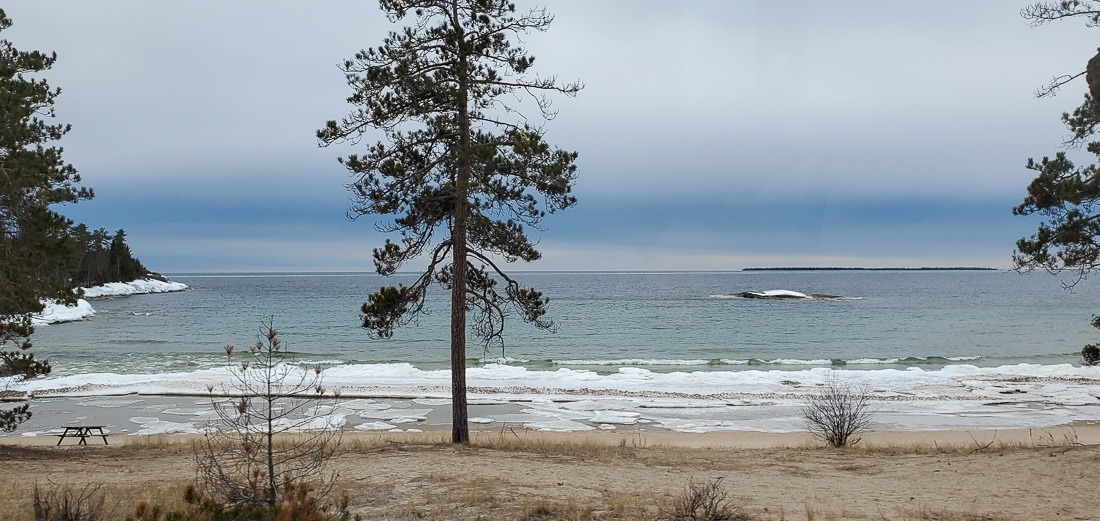 A (non) tropical beach view