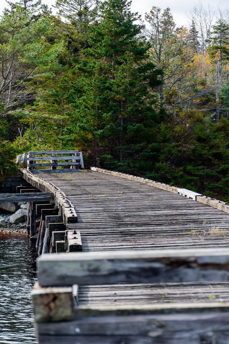 Trestle bridge head