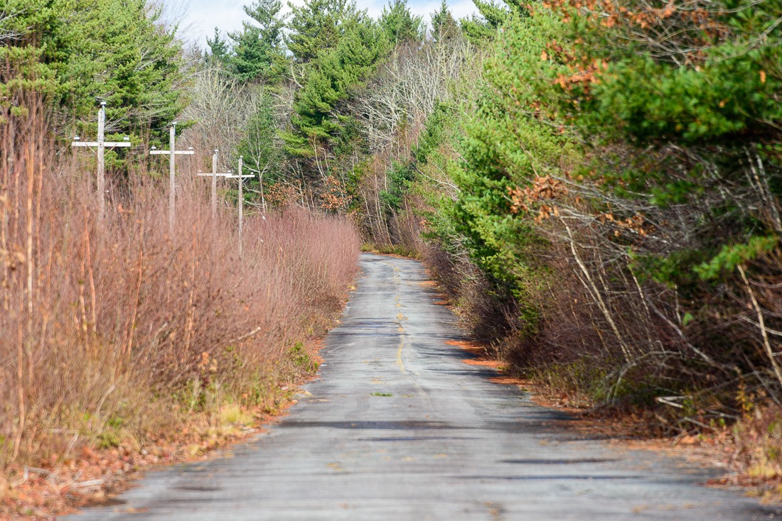 Abandoned section of Highway #3