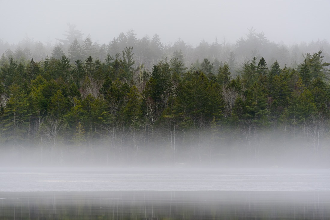 Layers over the water