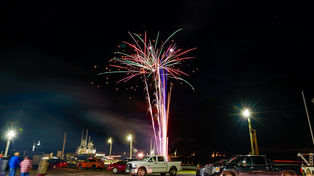 The fireworks