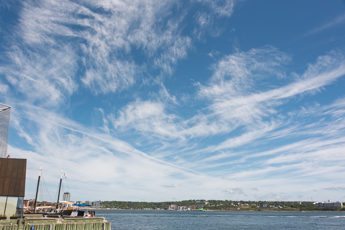 Wispy clouds