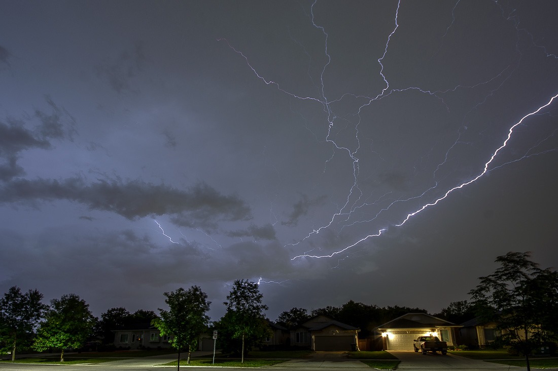 Thunderstorm over Winnipeg