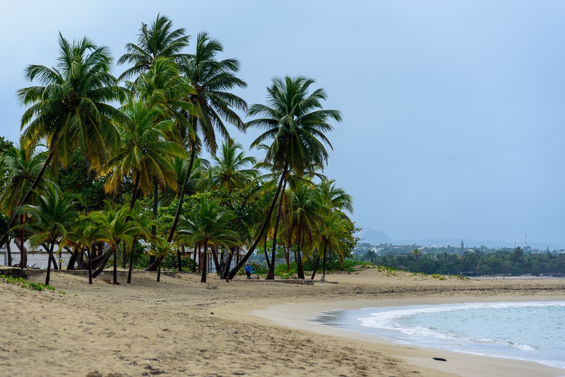 First morning beach