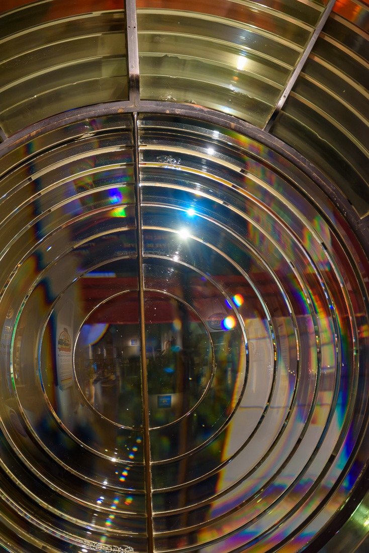 Fresnel lens, Maritime Museum, Halifax, ISO 8000