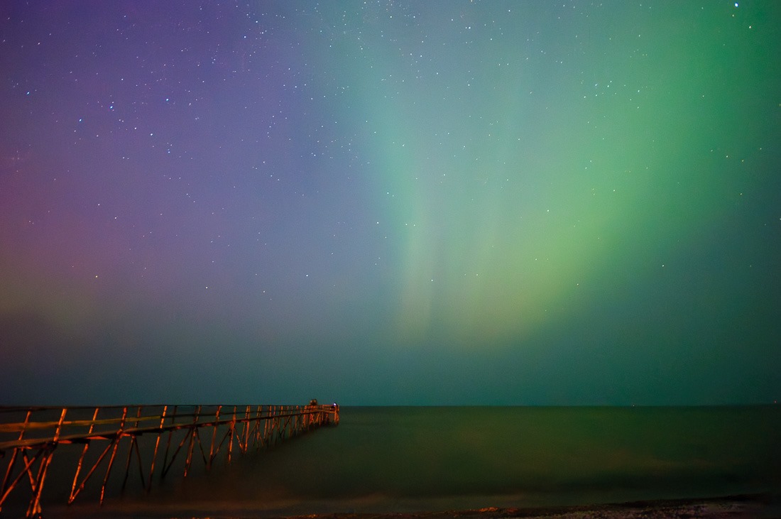 Matlock Pier, Lake Winnipeg – Nikon D90 – ISO 1600