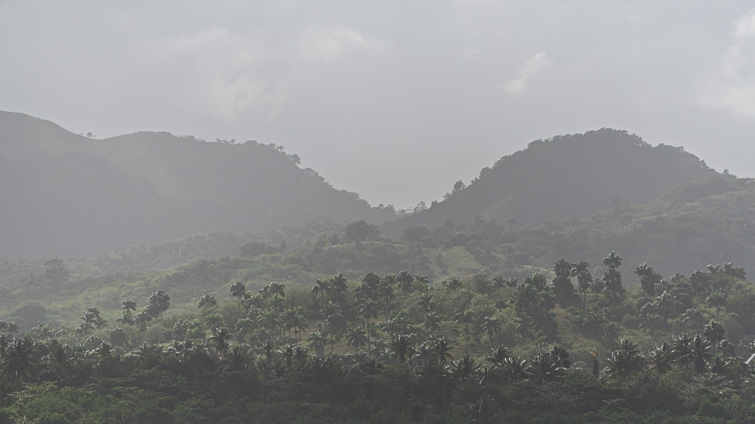 Morning view over the hills