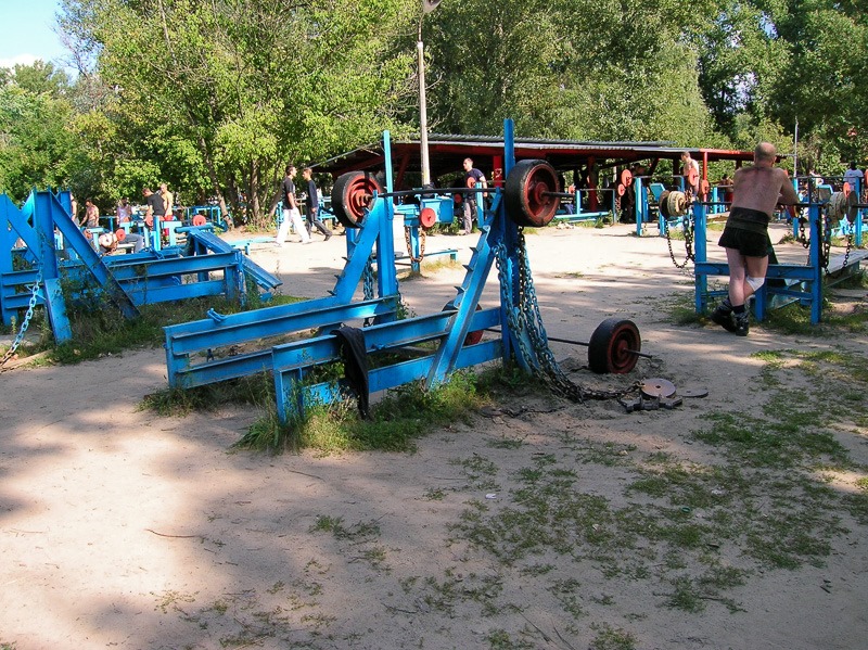 Risky workout in Hydropark, Kiev