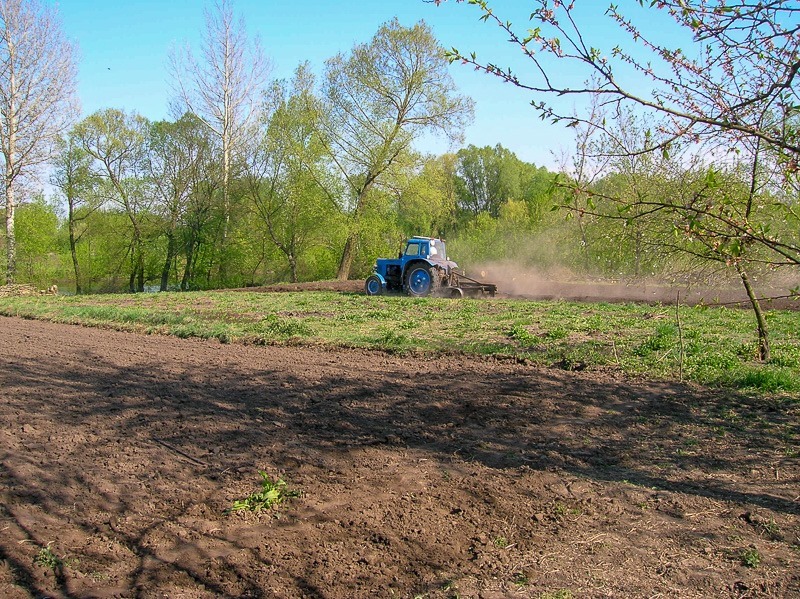 Plough the earth