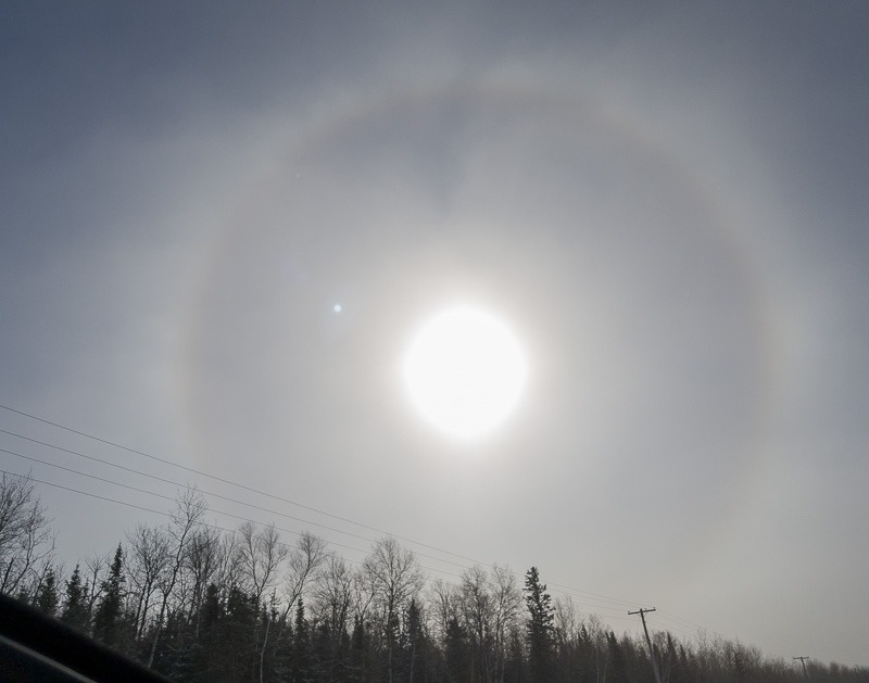 Halo around the sun