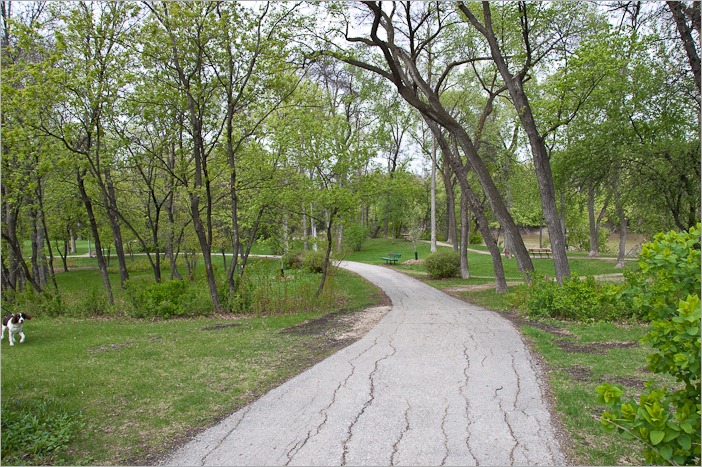 The entry of Munson Park today