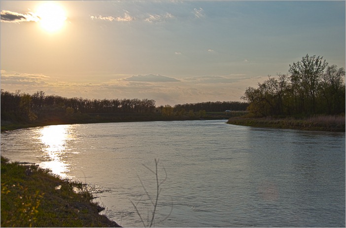 Low sun in HDR