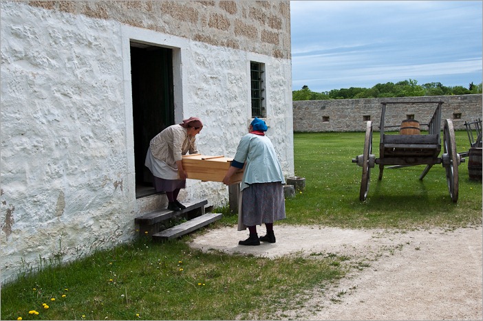 Two “old” ladies and a soap box