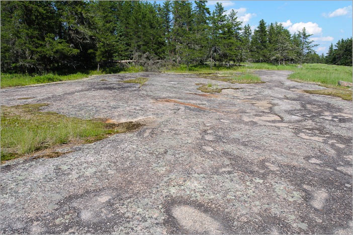 A seemingly uninteresting granite slab