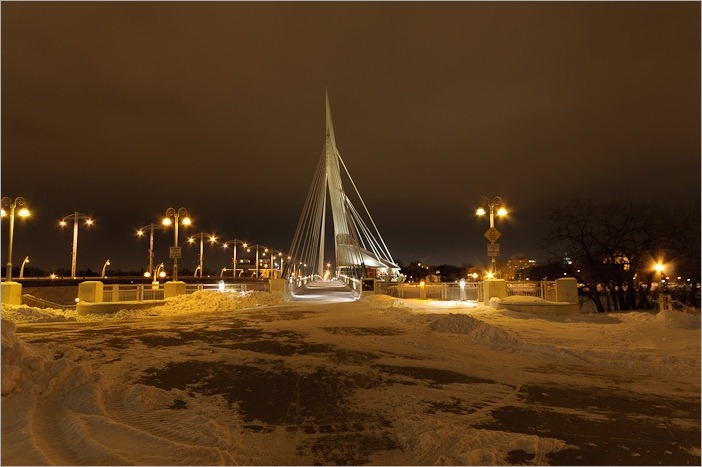 Esplanade Riel, Winnipeg’s most famous footbridge