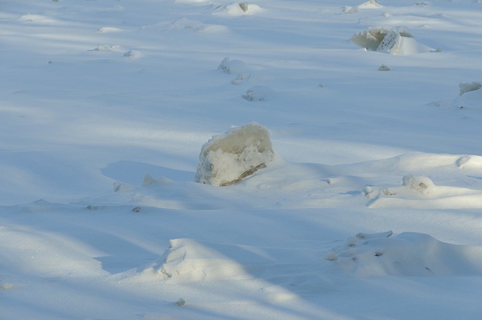 A chunk of ice